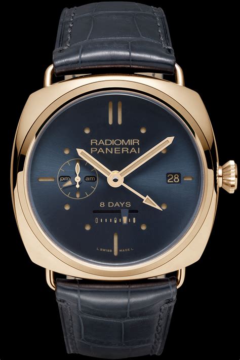 radiomir panerai gmt gold|Panerai radiomir 8 day.